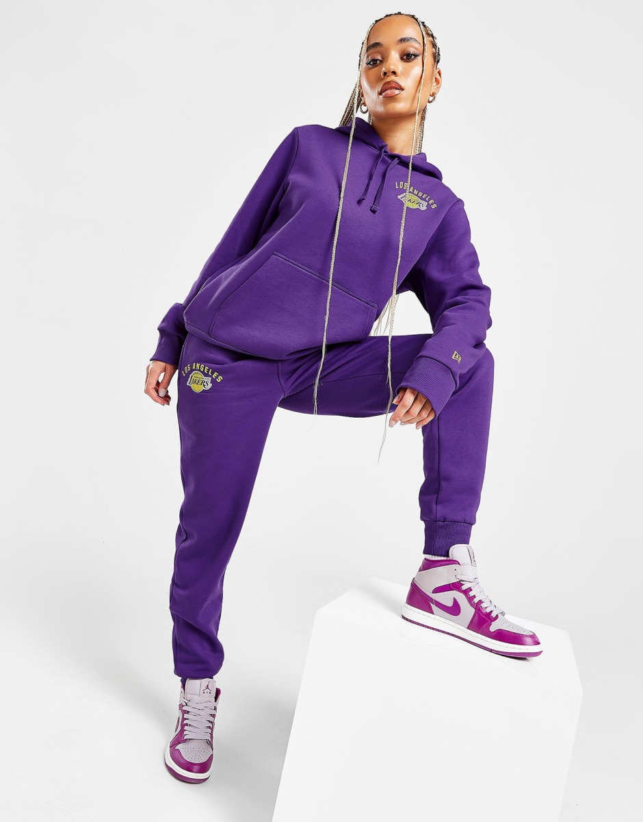 Jd Sports New Era Nba Los Angeles Lakers Crest Joggers Purple Women Womens TROUSERS GOOFASH