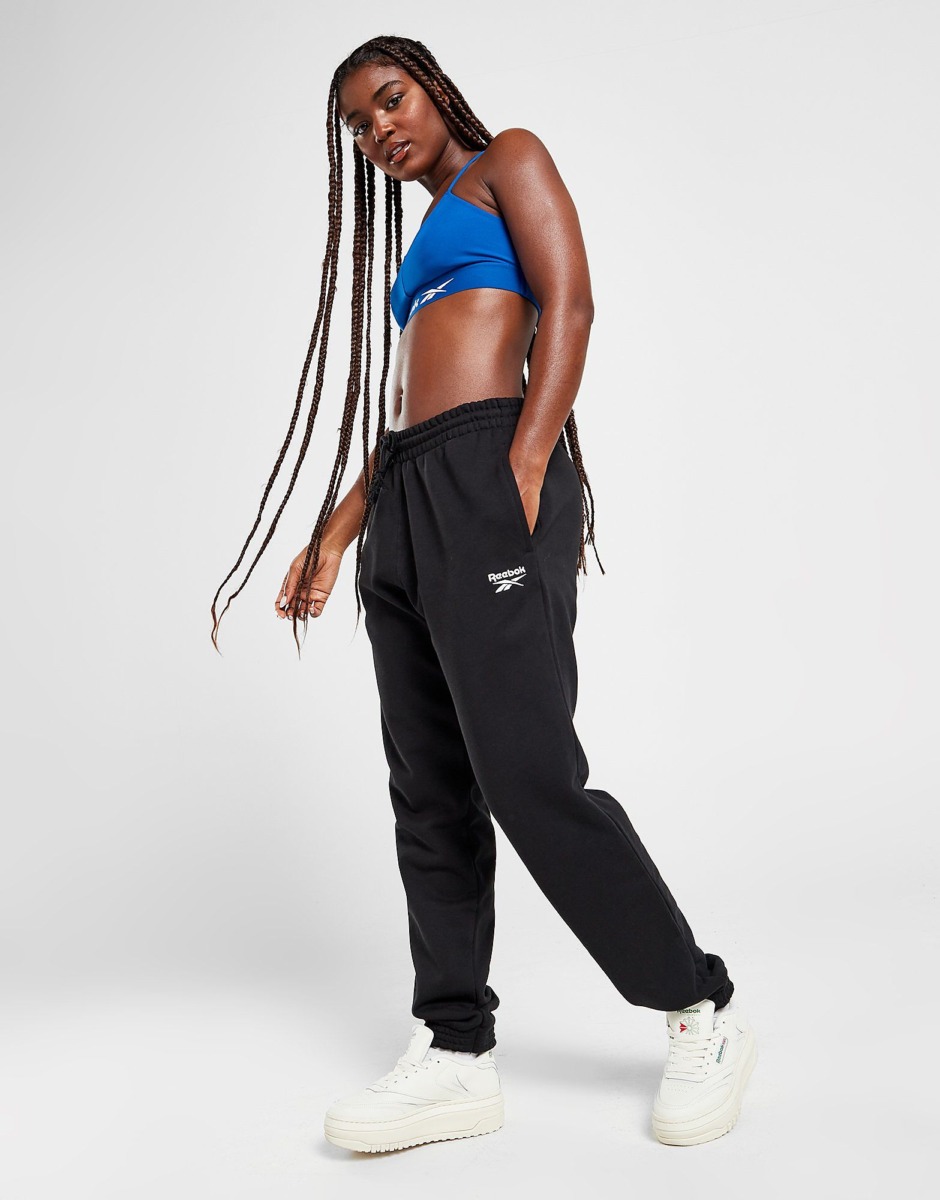 Jd Sports Reebok Classics Logo Joggers Black Women Womens TROUSERS GOOFASH