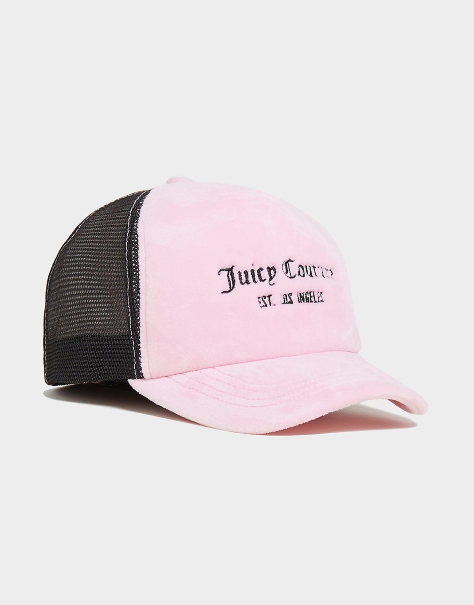 Juicy Couture Velour Trucker Cap Pink Jd Sports Women Womens CAPS GOOFASH
