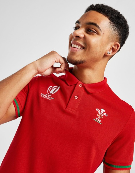 Macron Wales Rugby World Cup Polo Shirt Red Men's Jd Sports Mens POLOSHIRTS GOOFASH