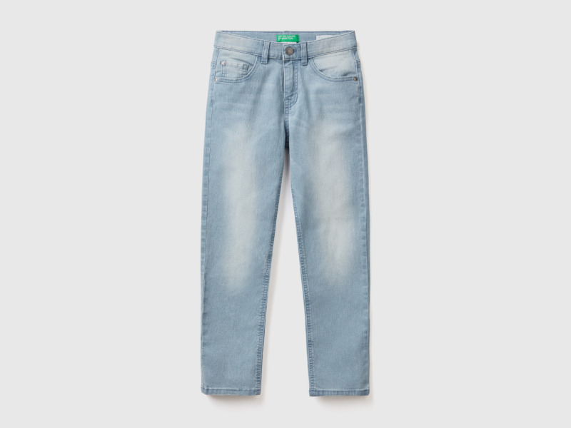 Men Benetton Blue Beneton Slim Fit Jeans Eco Recycle " Grekes Sallyblau Malf" Mens JEANS GOOFASH