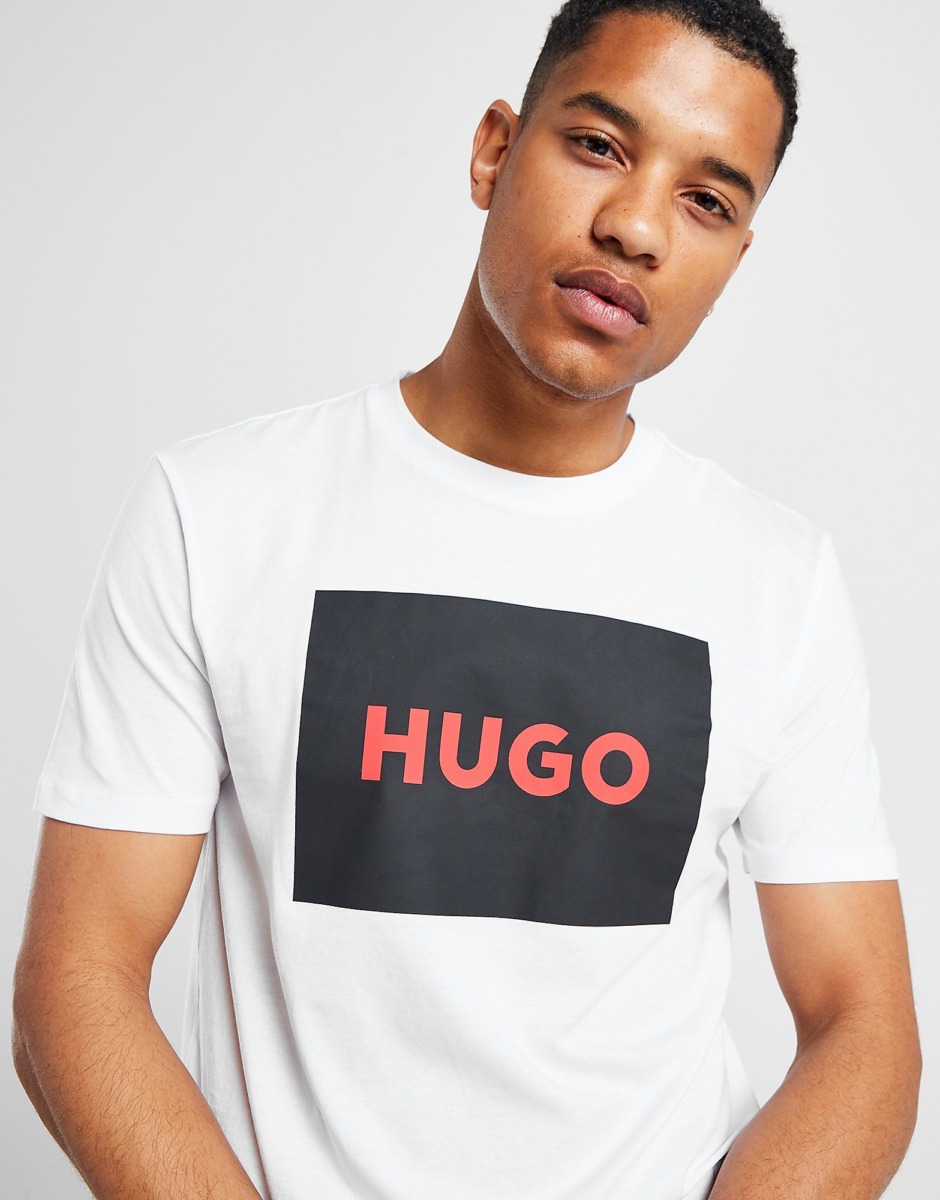 Men's Hugo Boss Hugo Dulive Box T-Shirt White Jd Sports Mens T-SHIRTS GOOFASH