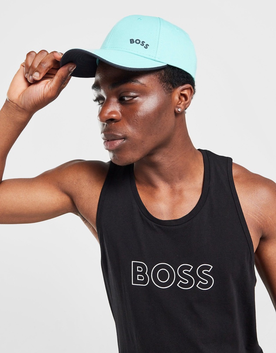 Men's Jd Sports Hugo Boss Boss Bold Logo Cap Green Mens CAPS GOOFASH