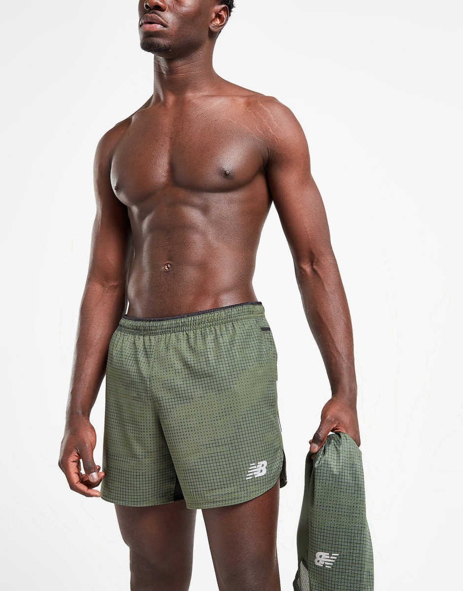 Men's New Balance Impact All Over Print Shorts Green Jd Sports Mens SHORTS GOOFASH