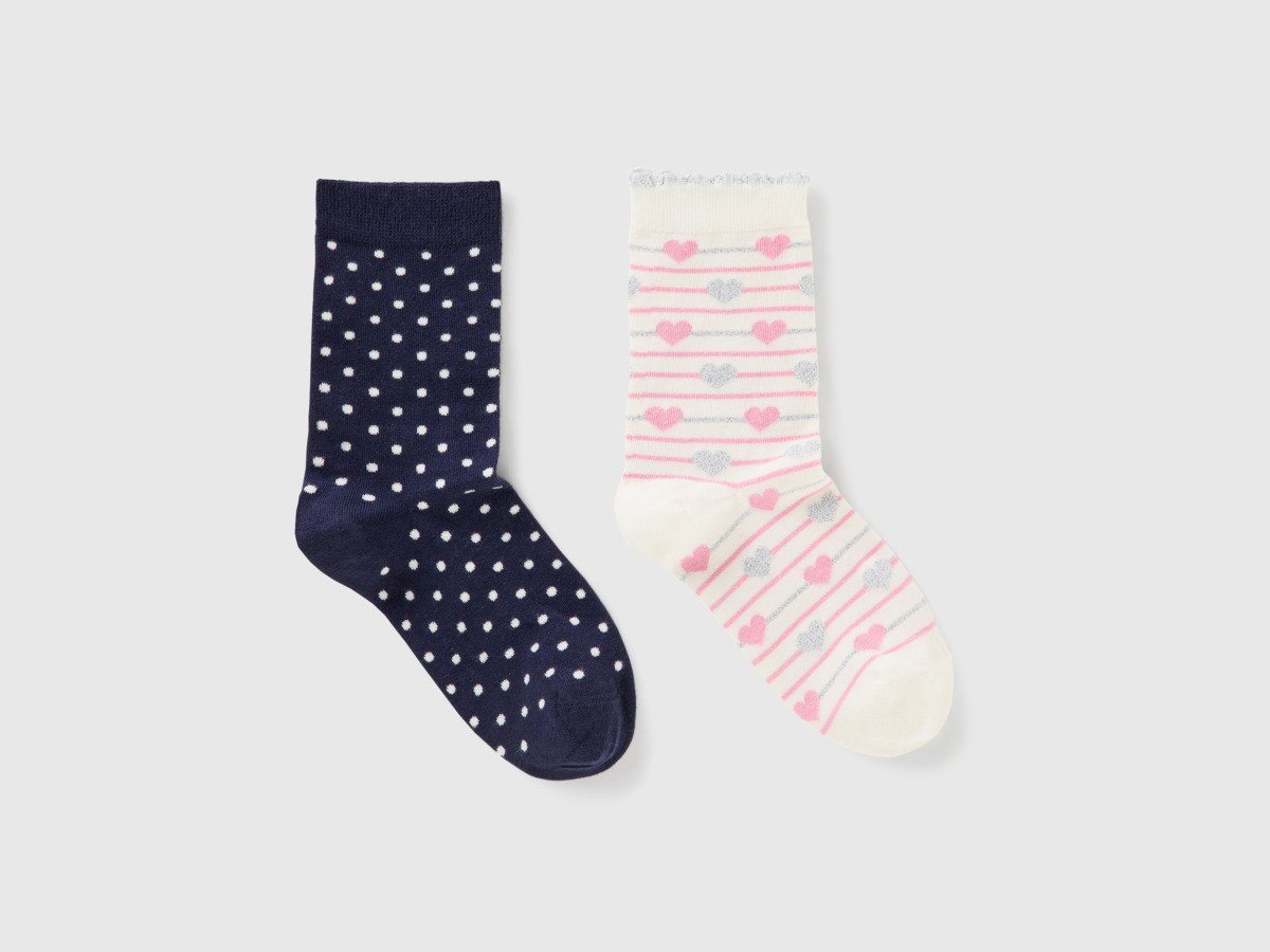 Multicolor Set With Patterned Socks Colorful Female Benetton Womens SOCKS GOOFASH