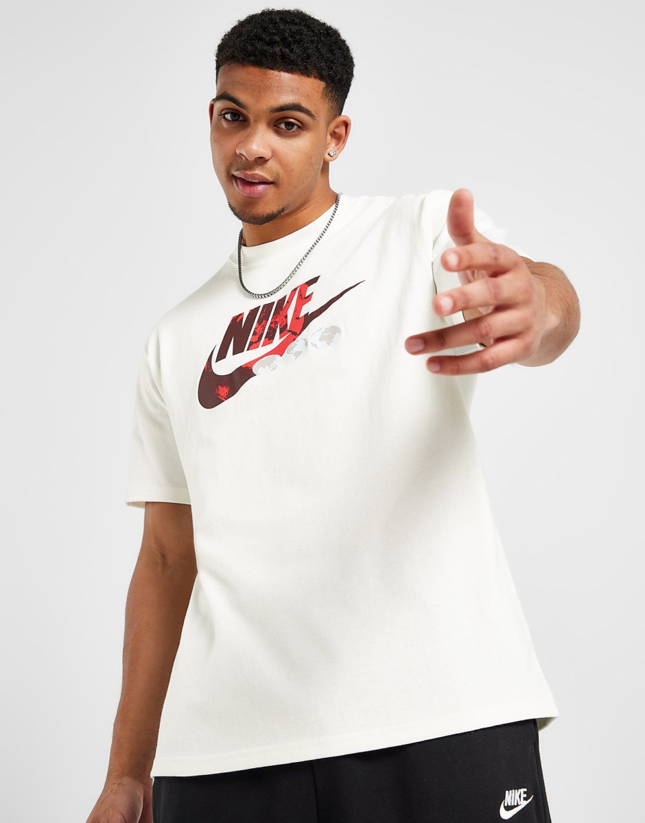 Nike Globe Futura T-Shirt White Jd Sports Men Mens T-SHIRTS GOOFASH