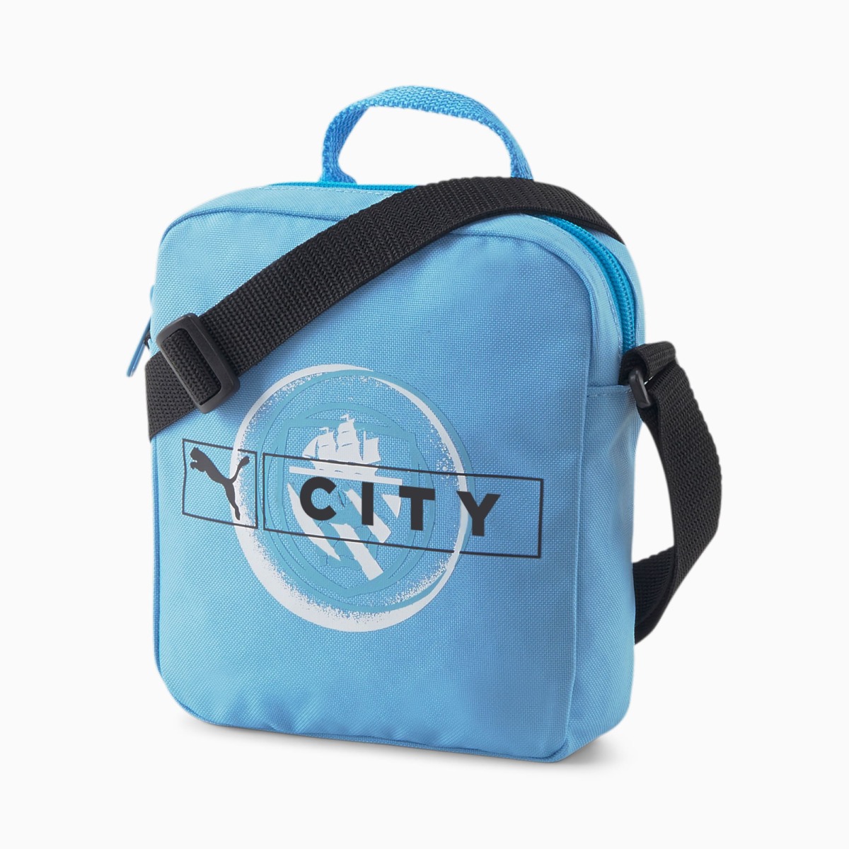 Puma Blue Manchester City F C Ftbllegacy Shoulder Bag For Men Mens BAGS GOOFASH