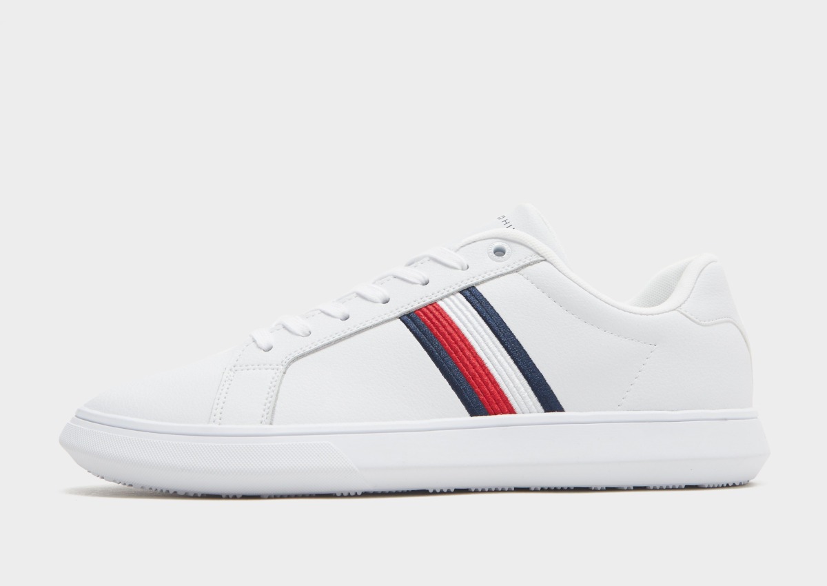Tommy Hilfiger Corporate Leather Trainers White Jd Sports Men Mens SNEAKER GOOFASH