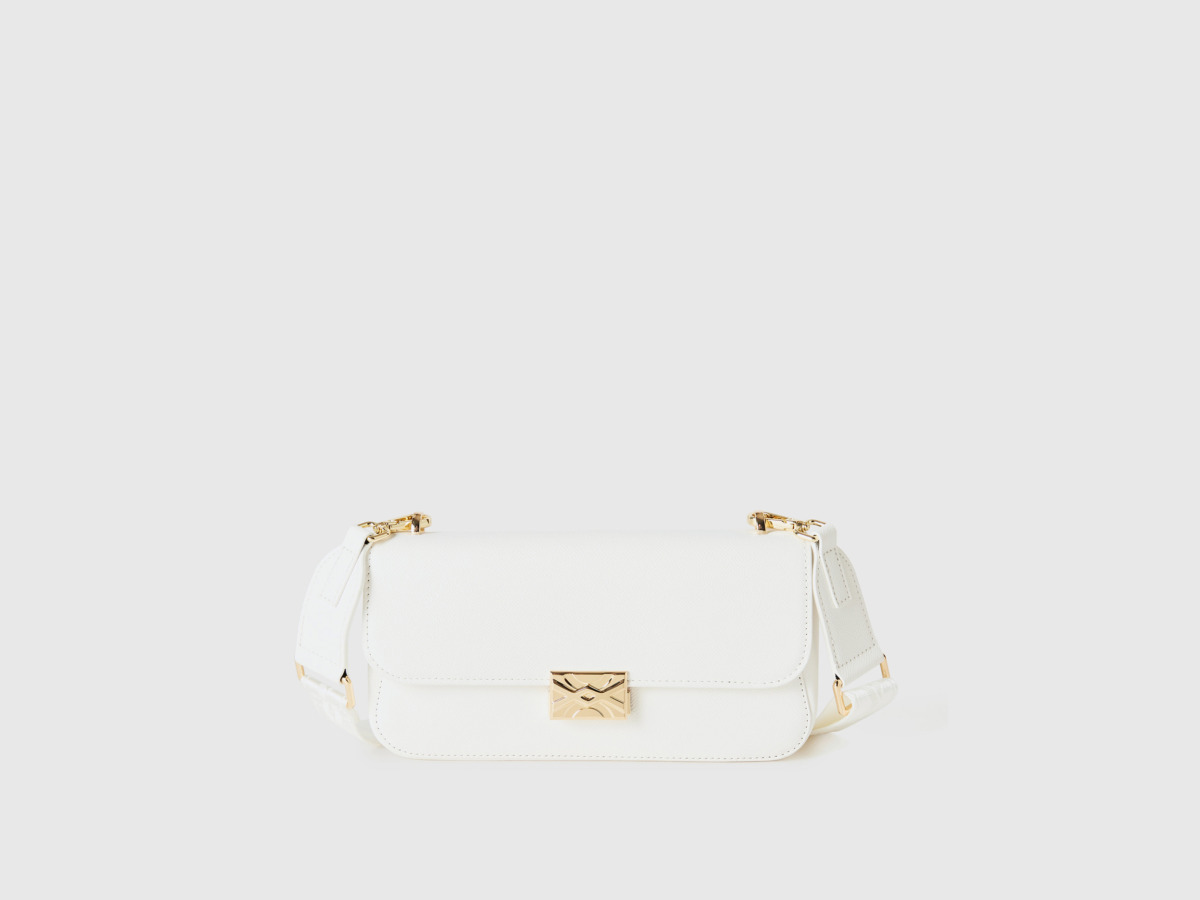 United Colors Of Bag In White Os White Female Benetton Womens BAGS GOOFASH