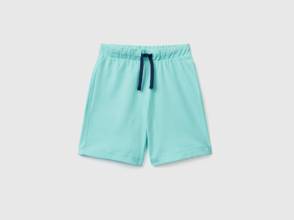 United Colors Of Bermudas Made Of Light Blue Male Benetton Mens SHORTS GOOFASH