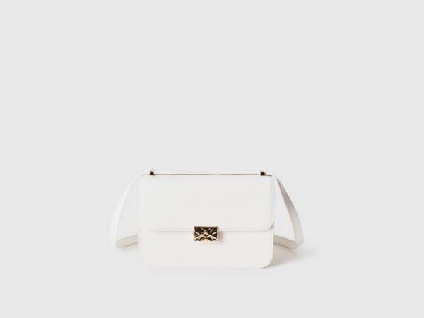 United Colors Of Great Be Bag In White Os White Female Benetton Womens BAGS GOOFASH