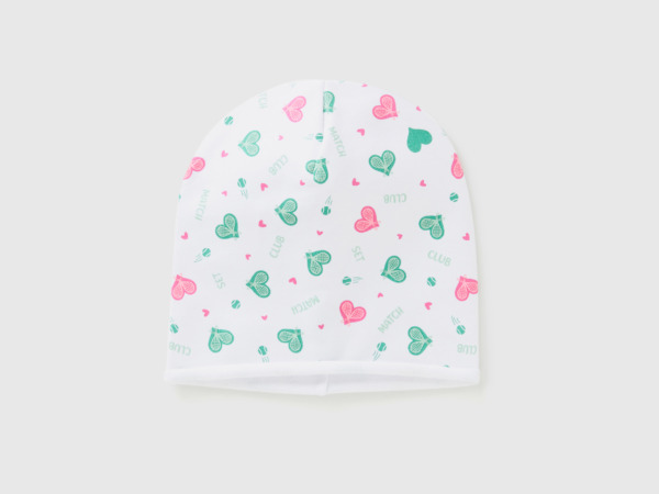 United Colors Of Hat Made Of Stretchy White Female Benetton Womens HATS GOOFASH