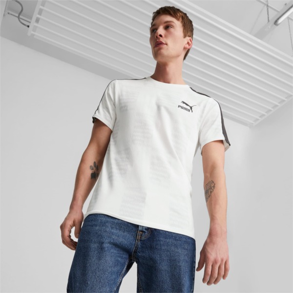 White T-Shirt Men For Men Puma Mens T-SHIRTS GOOFASH