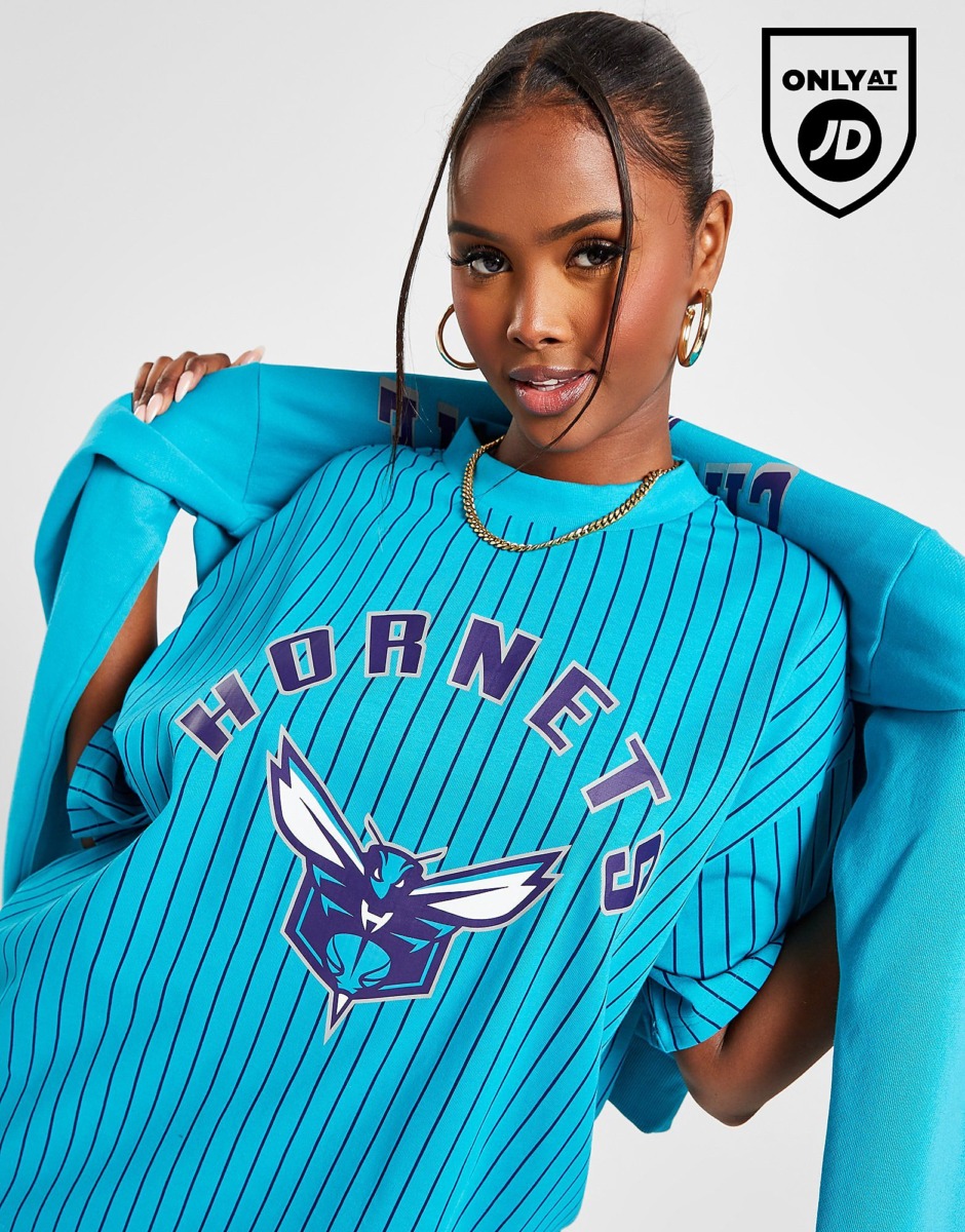 Woman New Era Nba Charlotte Hornets T-Shirt Blue Jd Sports Womens T-SHIRTS GOOFASH