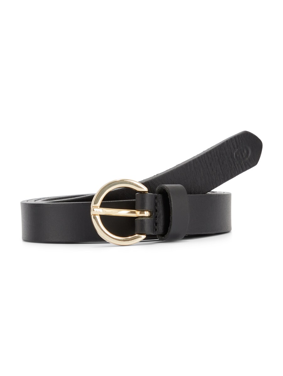 Women Belt Made Of Synthetic Leather Black Tom Tailor Womens BELTS GOOFASH