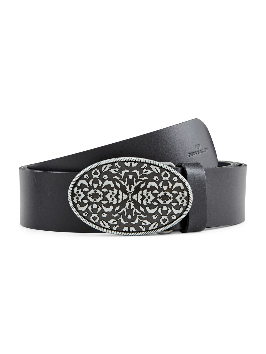 Women Pl Eather Belt With Decorated Closure Black Tom Tailor Womens BELTS GOOFASH