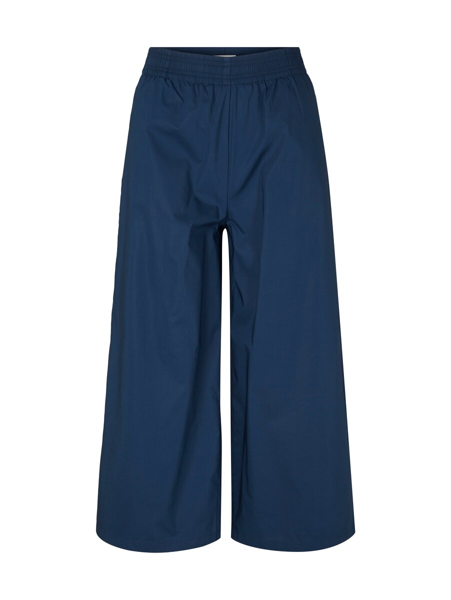 Women Tom Tailor Culotte With Folding Blue Gr Womens TROUSERS GOOFASH