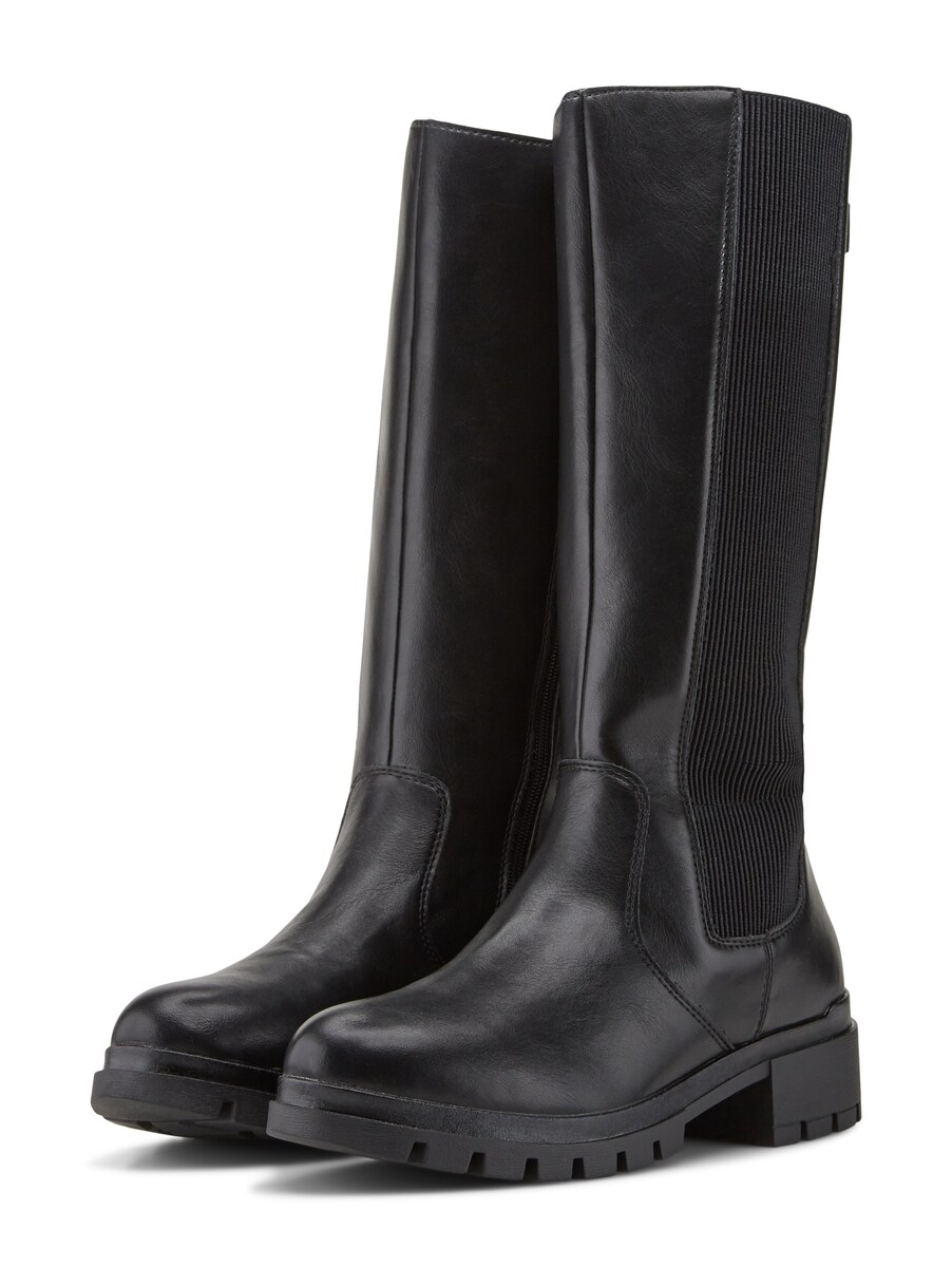 Women's Boots With Block Sales Black Tom Tailor Womens BOOTS GOOFASH