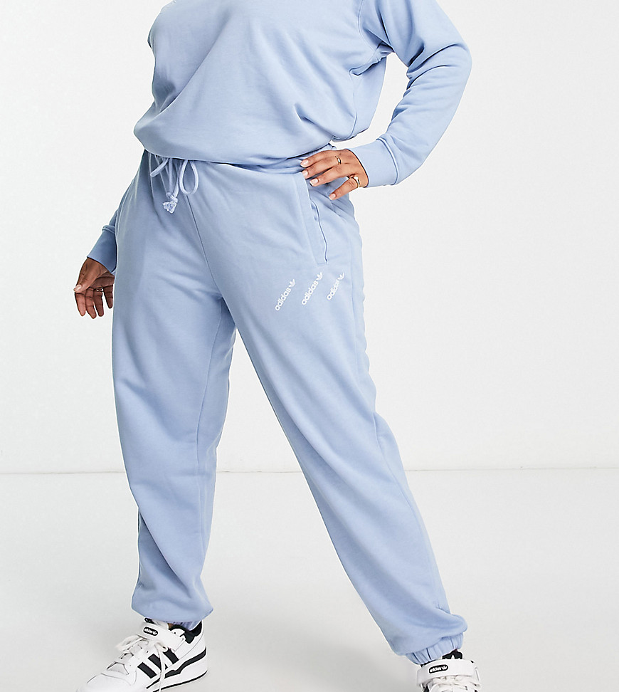 Adidas Lady Joggers in Blue - Asos GOOFASH