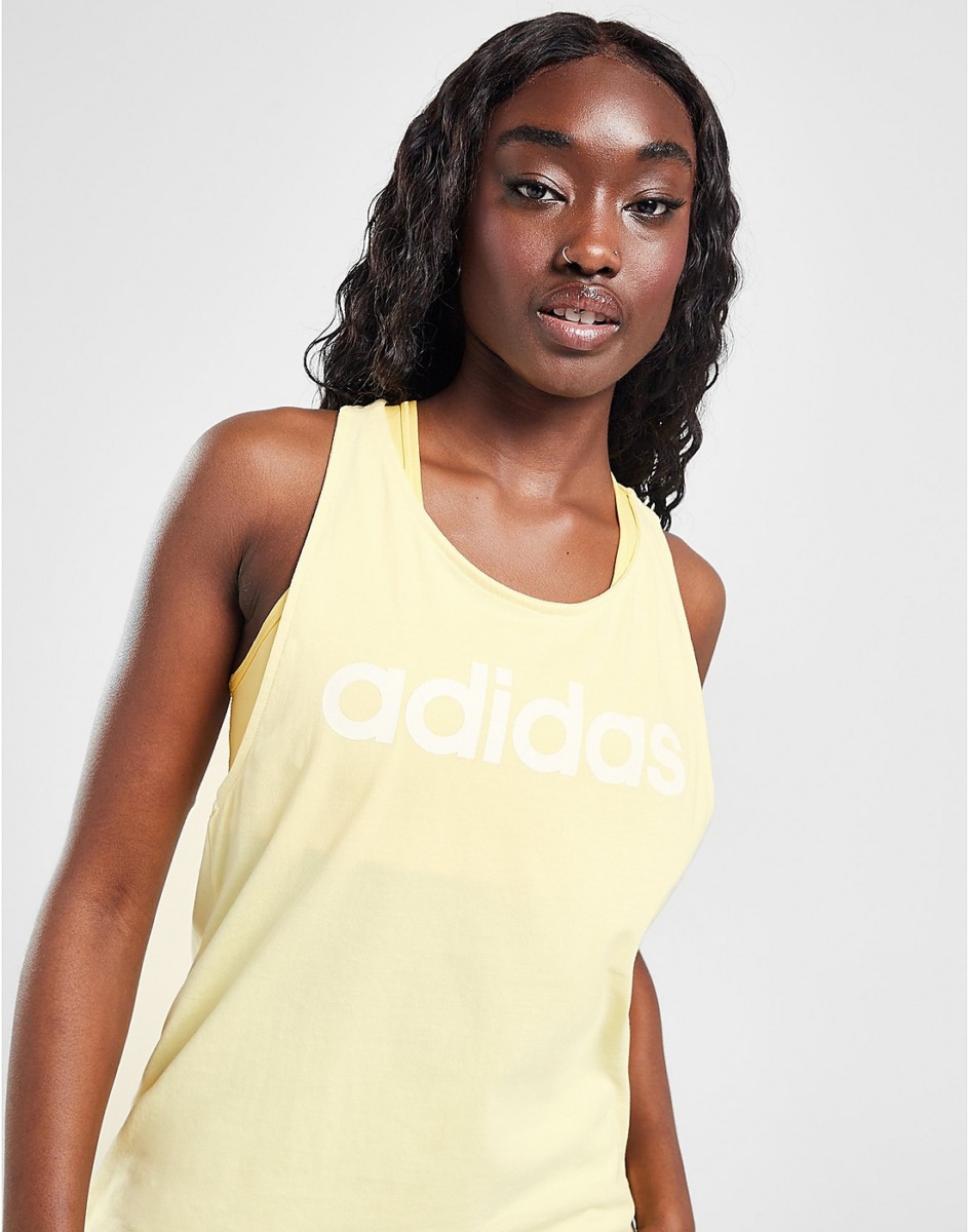 Adidas - Lady Top in Yellow at JD Sports GOOFASH