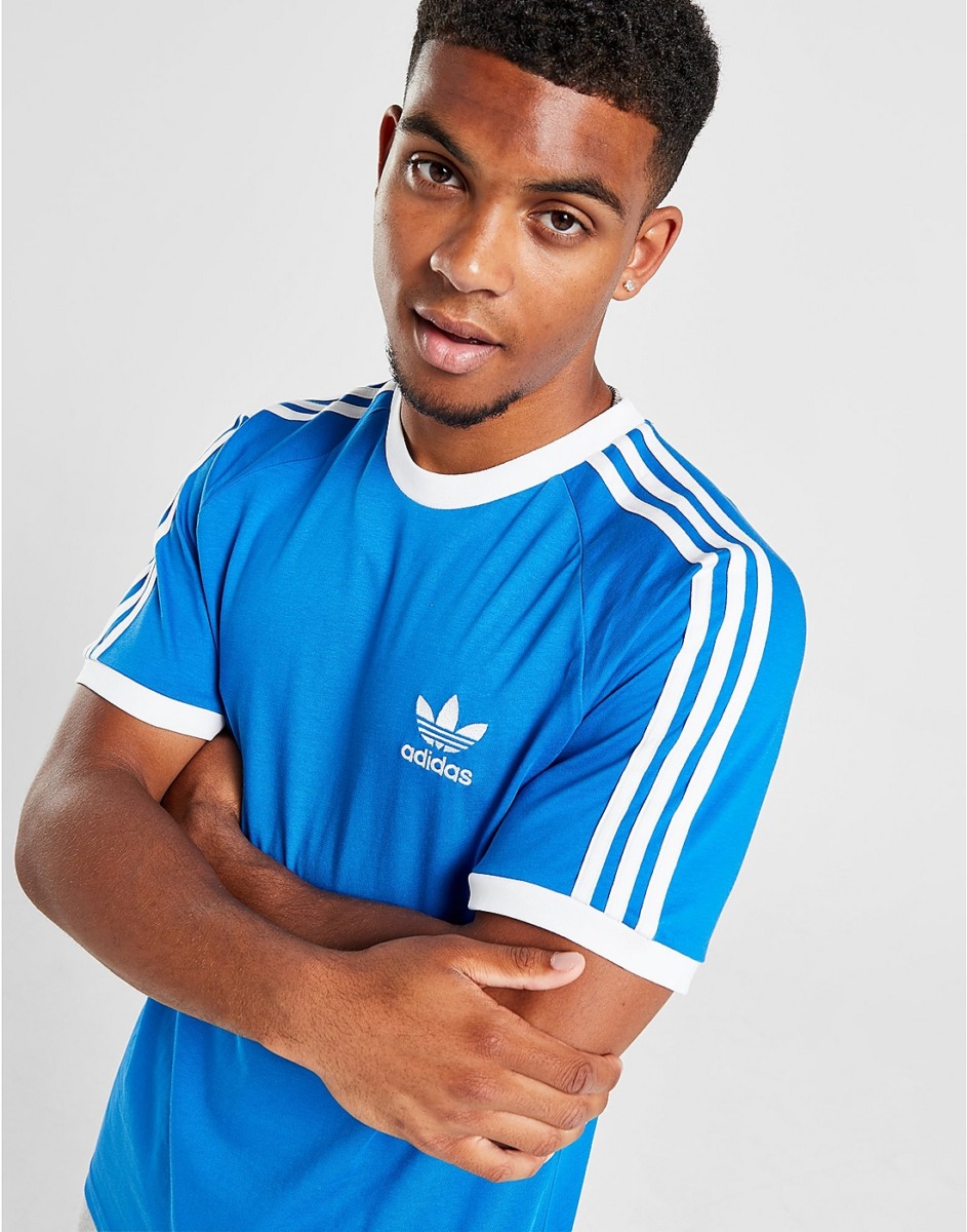 Adidas - Man T-Shirt in Blue JD Sports GOOFASH