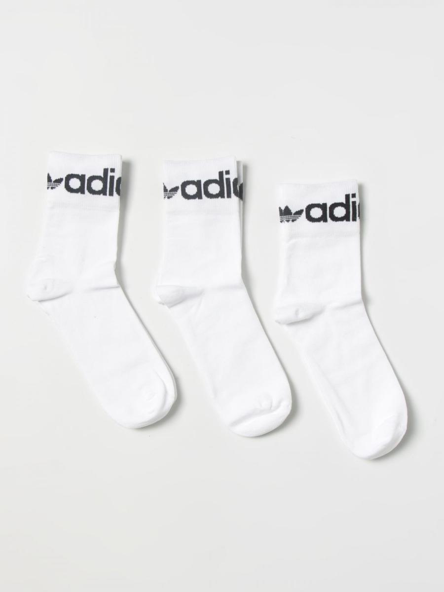 Adidas White Socks at Giglio GOOFASH