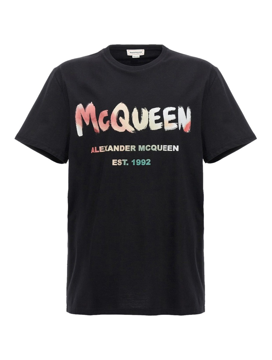 Alexander Mcqueen Gents T-Shirt Black from Suitnegozi GOOFASH