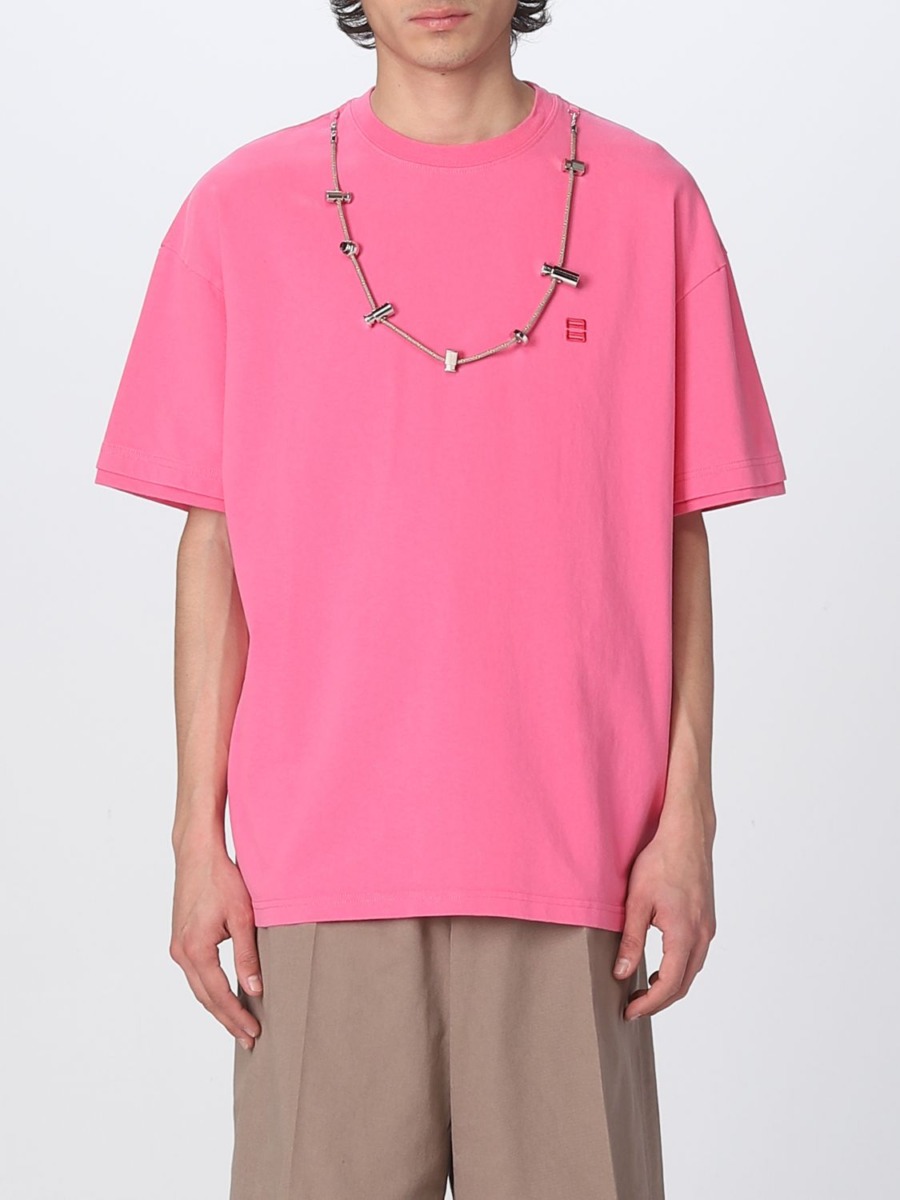 Ambush - T-Shirt in Pink - Giglio Man GOOFASH