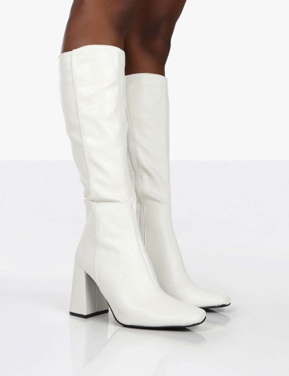 Ankle Boots White Women - Public Desire GOOFASH
