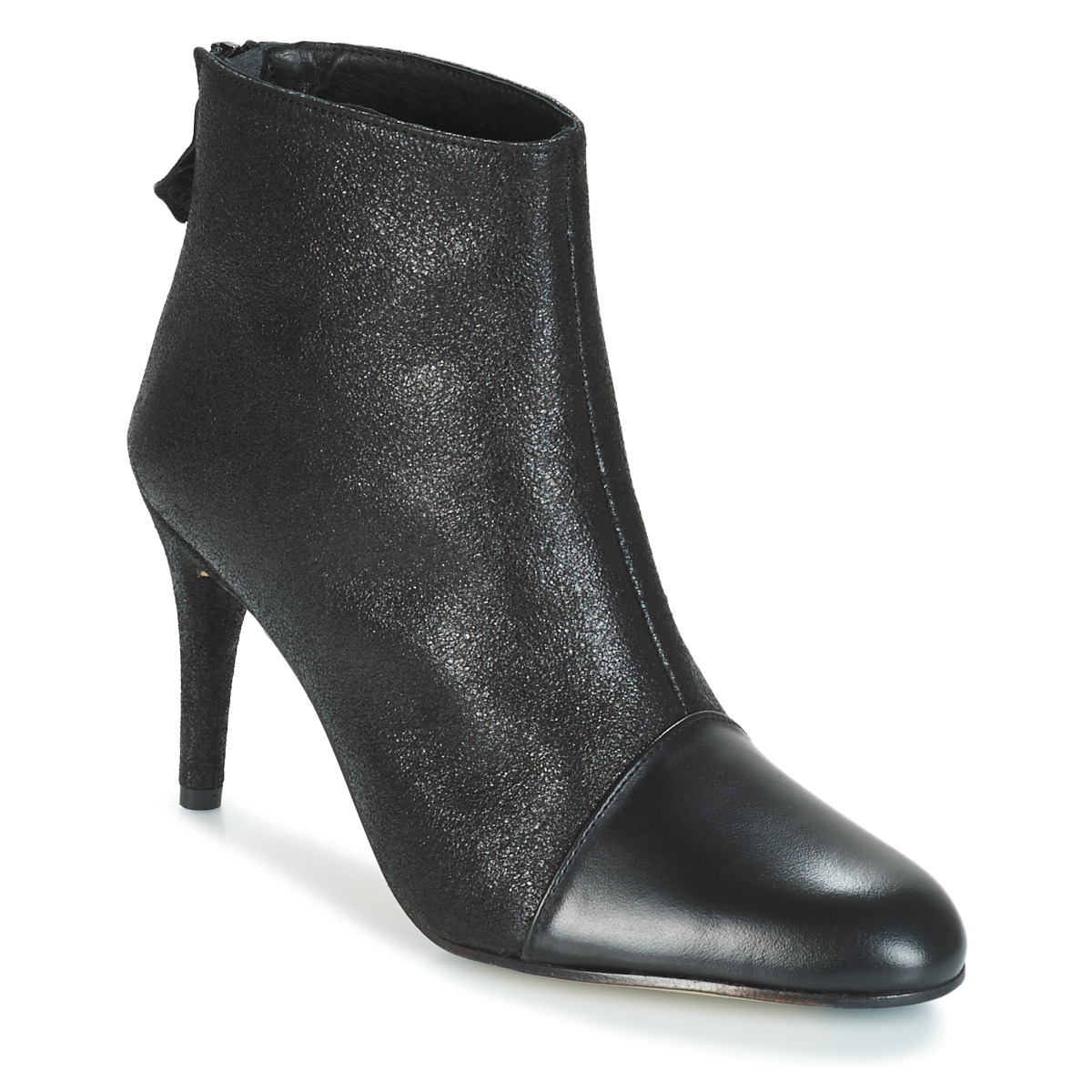 Ankle Boots in Black - Spartoo Woman - Elizabeth Stuart GOOFASH