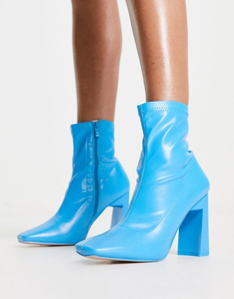 Ankle Boots in Blue Asos Public desire GOOFASH