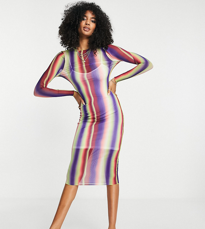 Annorlunda Multicolor Women's Midi Dress Asos GOOFASH