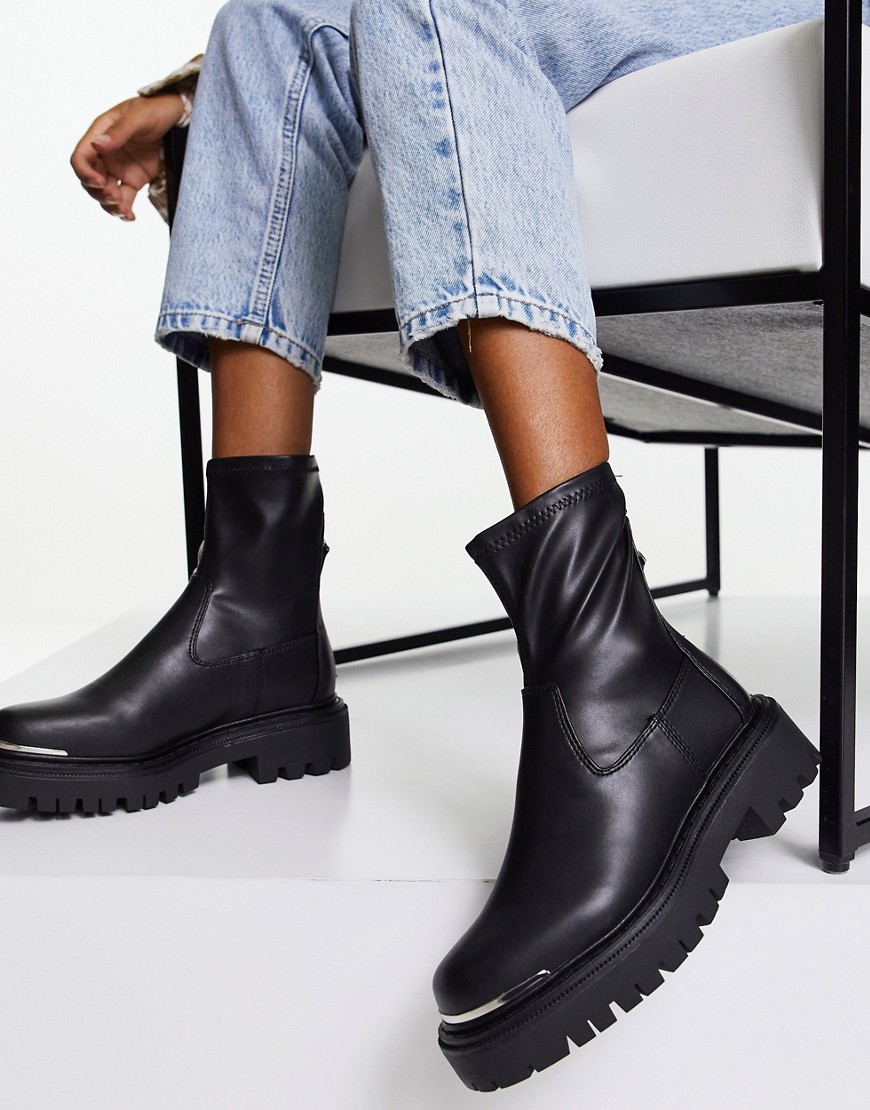 Asos - Black - Women's Sock Boots GOOFASH