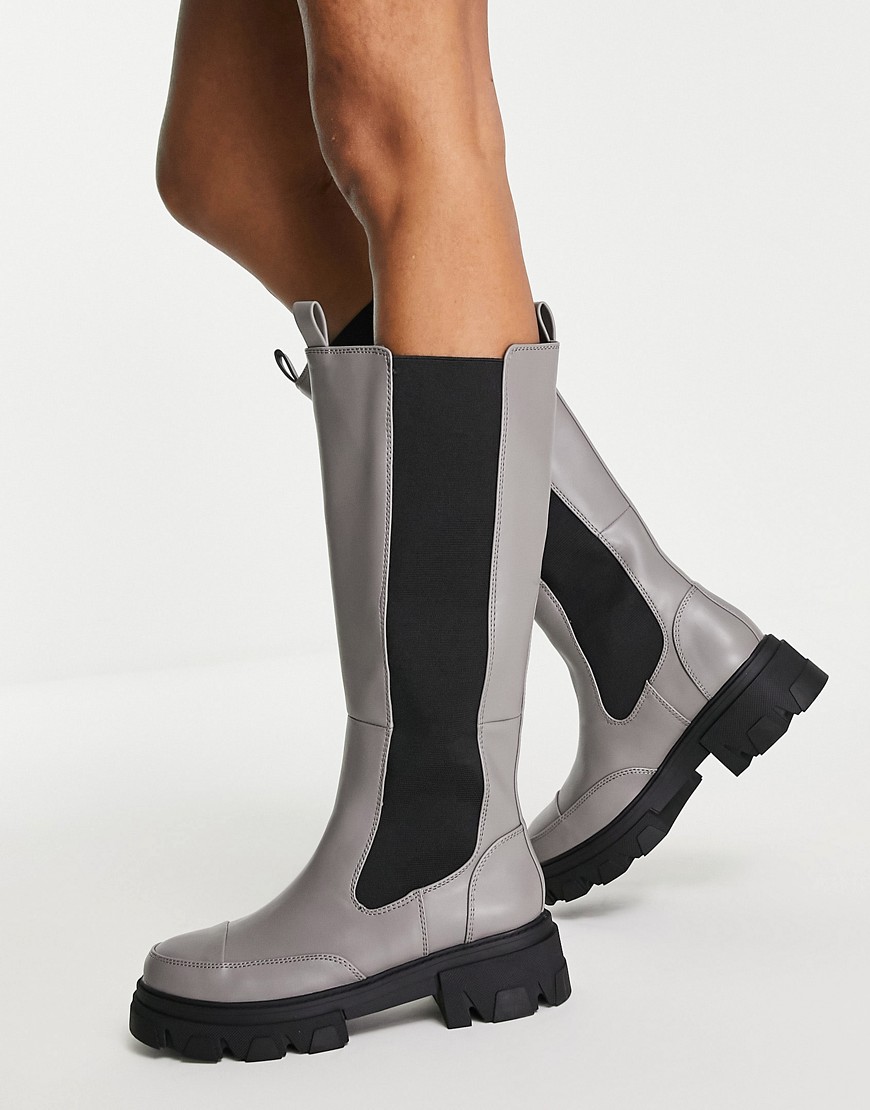 Asos - Boots in Grey GOOFASH