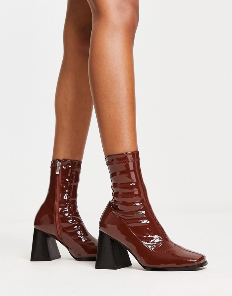 Asos Brown Sock Boots for Woman by Raid GOOFASH