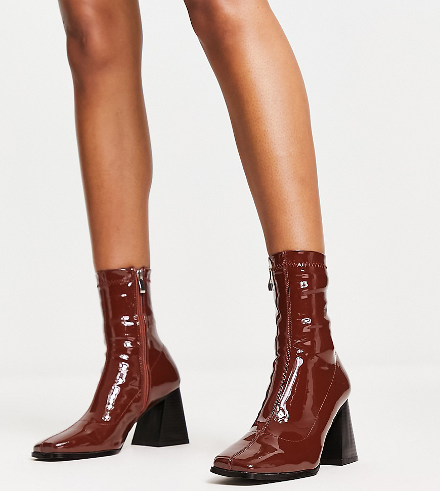 Asos Brown Sock Boots for Women by Raid GOOFASH