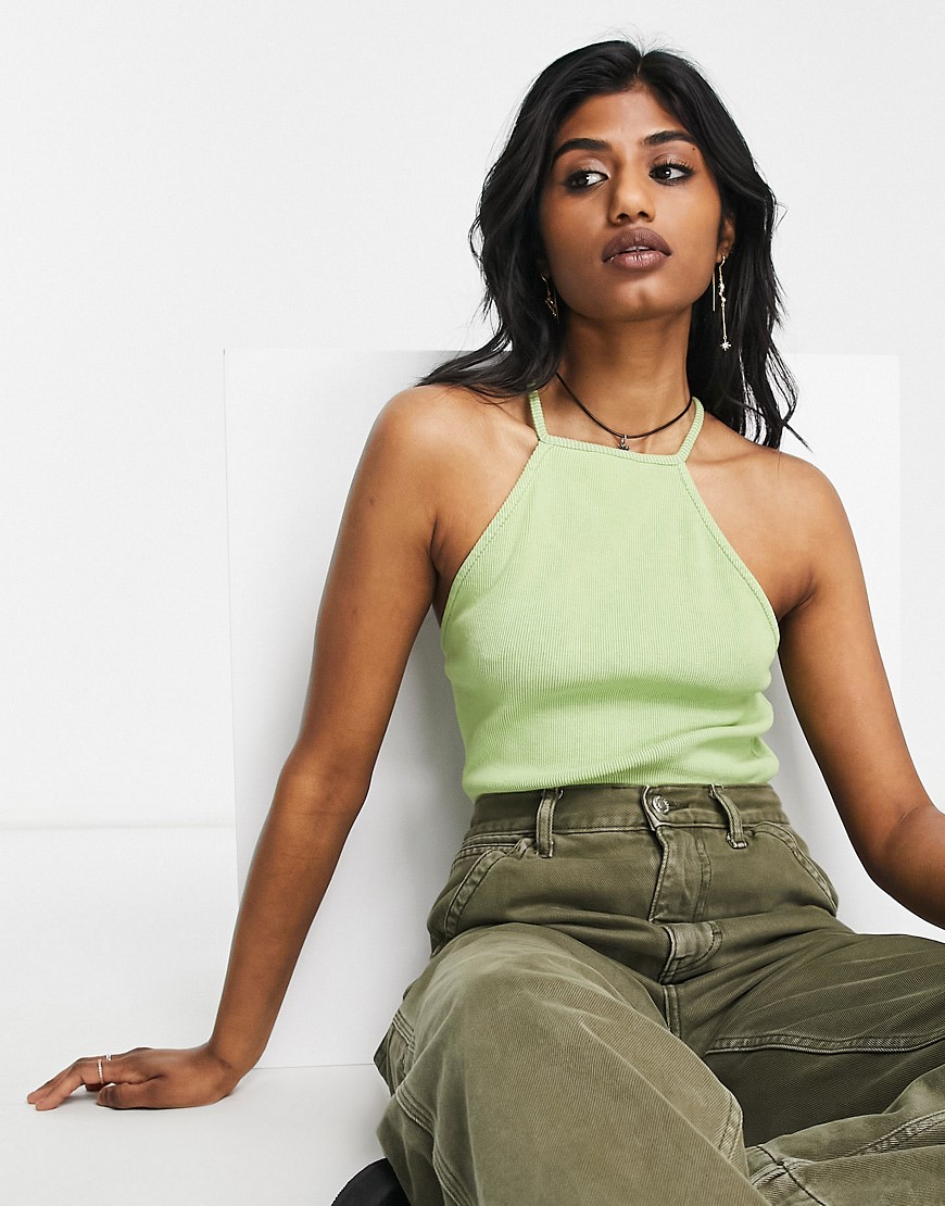 Asos Cami in Green for Women from Topshop GOOFASH