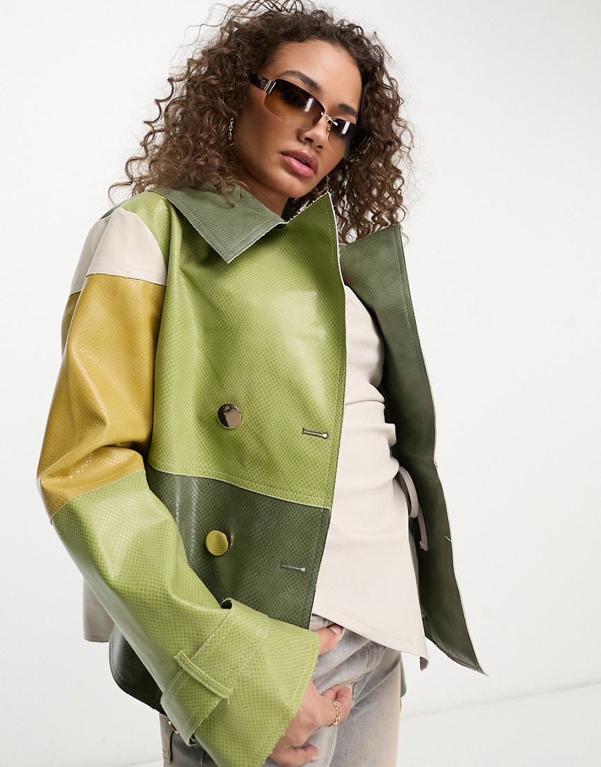 Asos - Green Jacket for Women by Jayley GOOFASH