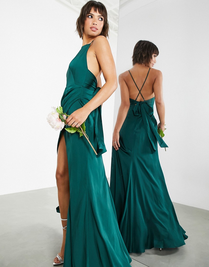 Asos - Green Women Maxi Dress GOOFASH
