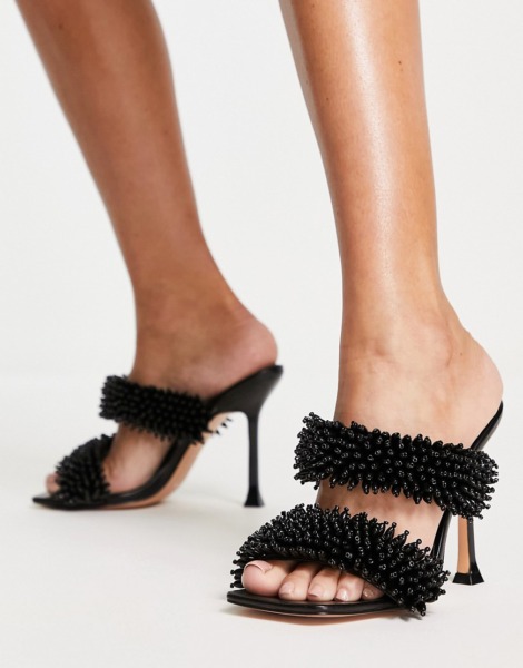 Asos - Heeled Sandals Black for Women from Topshop GOOFASH