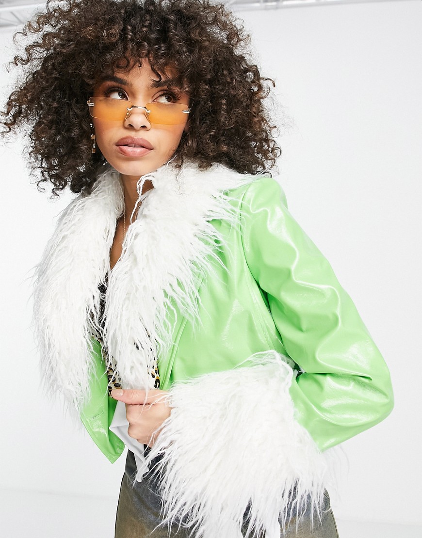 Asos Jacket in Green for Women by Jayley GOOFASH