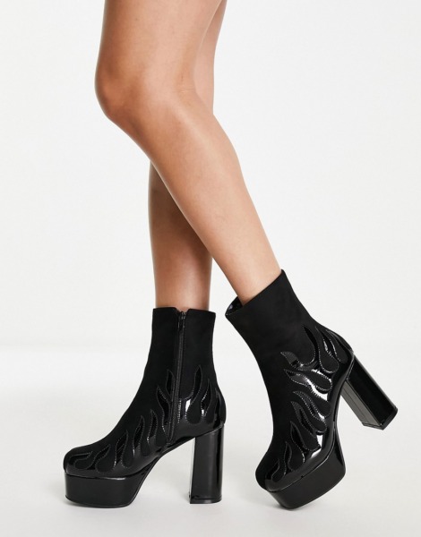 Asos - Ladies Black Ankle Boots GOOFASH