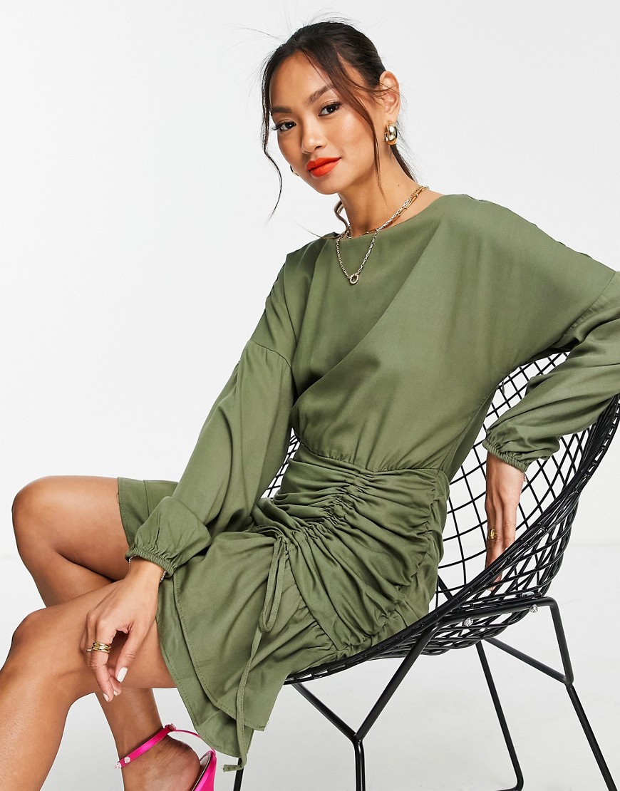 Asos Ladies Mini Dress Green by Trendyol GOOFASH