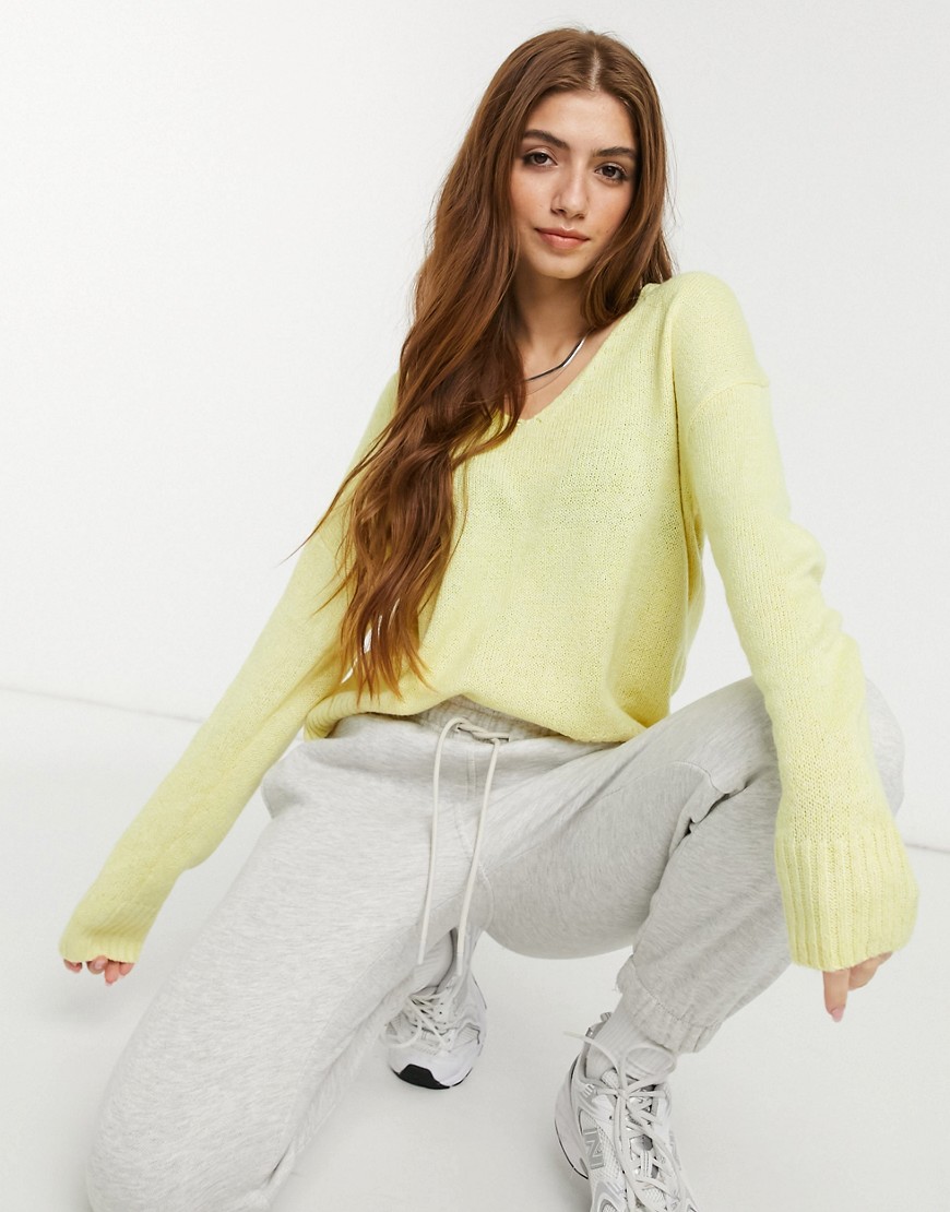 Asos - Lady Sweater Yellow from Jdy GOOFASH