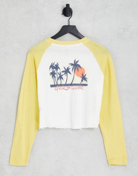 Asos - Lady T-Shirt in White from Quiksilver GOOFASH