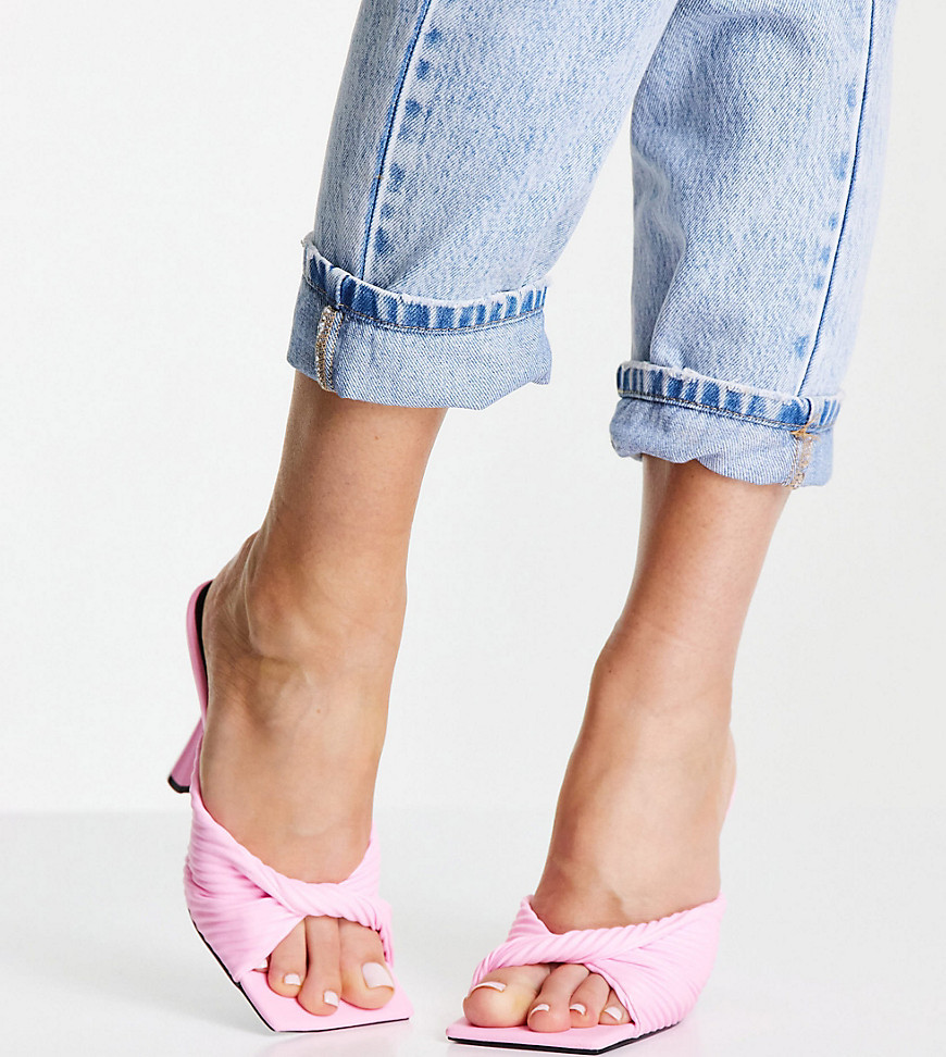 Asos Mules in Pink by Public Desire GOOFASH