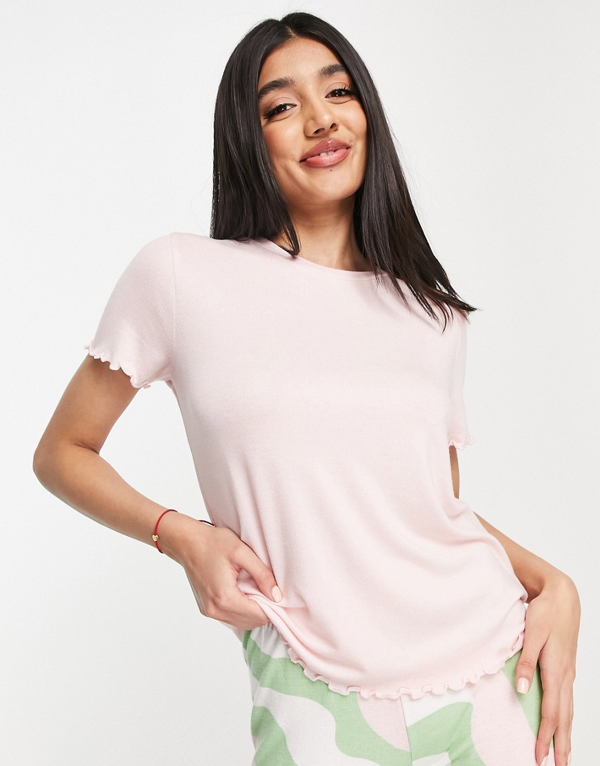 Asos Pink T-Shirt for Women GOOFASH