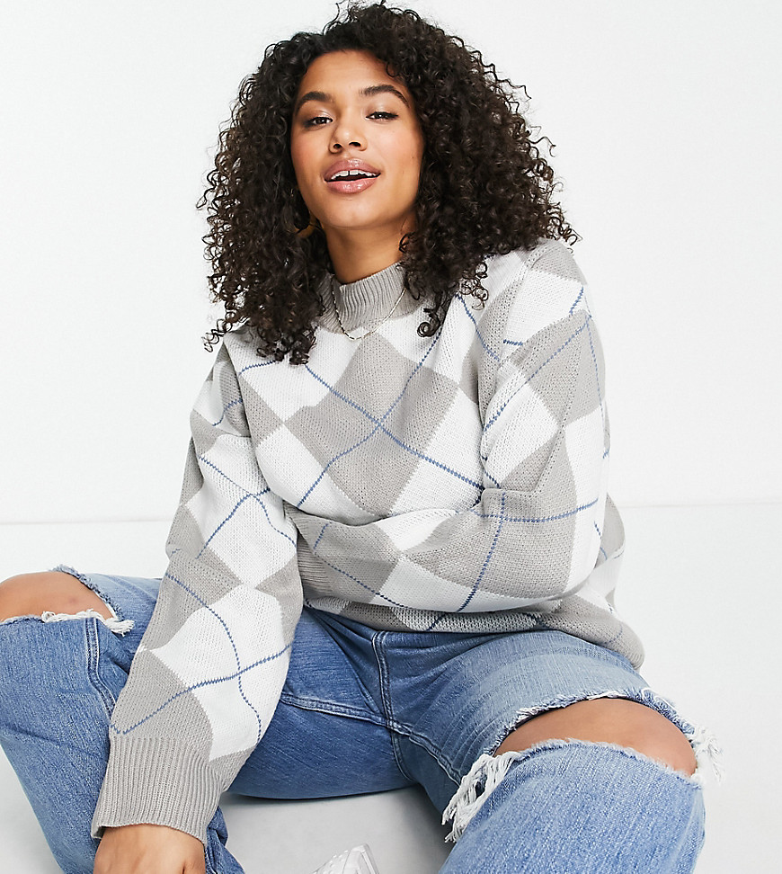 Asos - Sweater in Grey for Woman from Missguided GOOFASH