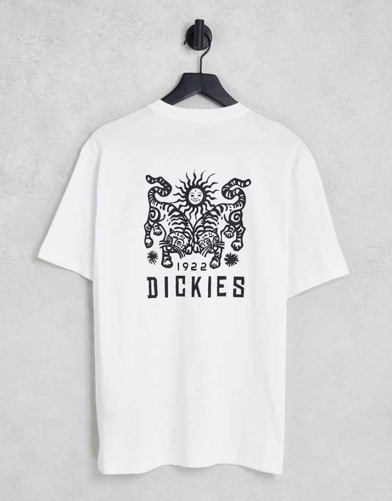 Asos White Women's T-Shirt Dickies GOOFASH