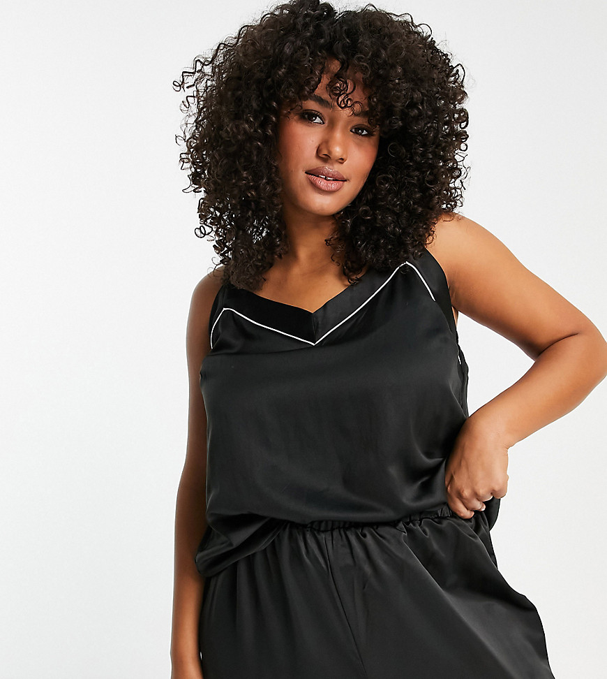 Asos - Woman Cami Black by Loungeable GOOFASH